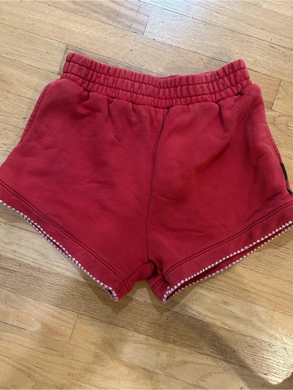 Daily Drills HEAVYWEIGHT STITCHED SUPER SHORTS, Vintage Red